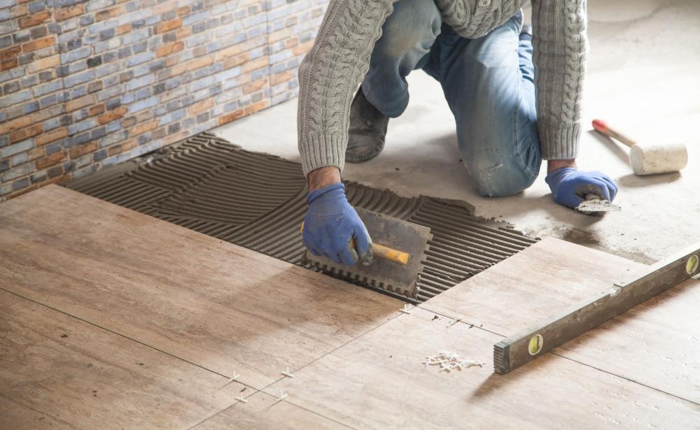 Pose de parquet à Biriatou