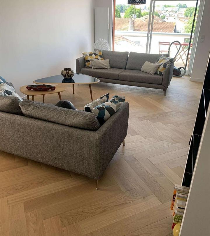 Pose de parquet flottant à Biriatou